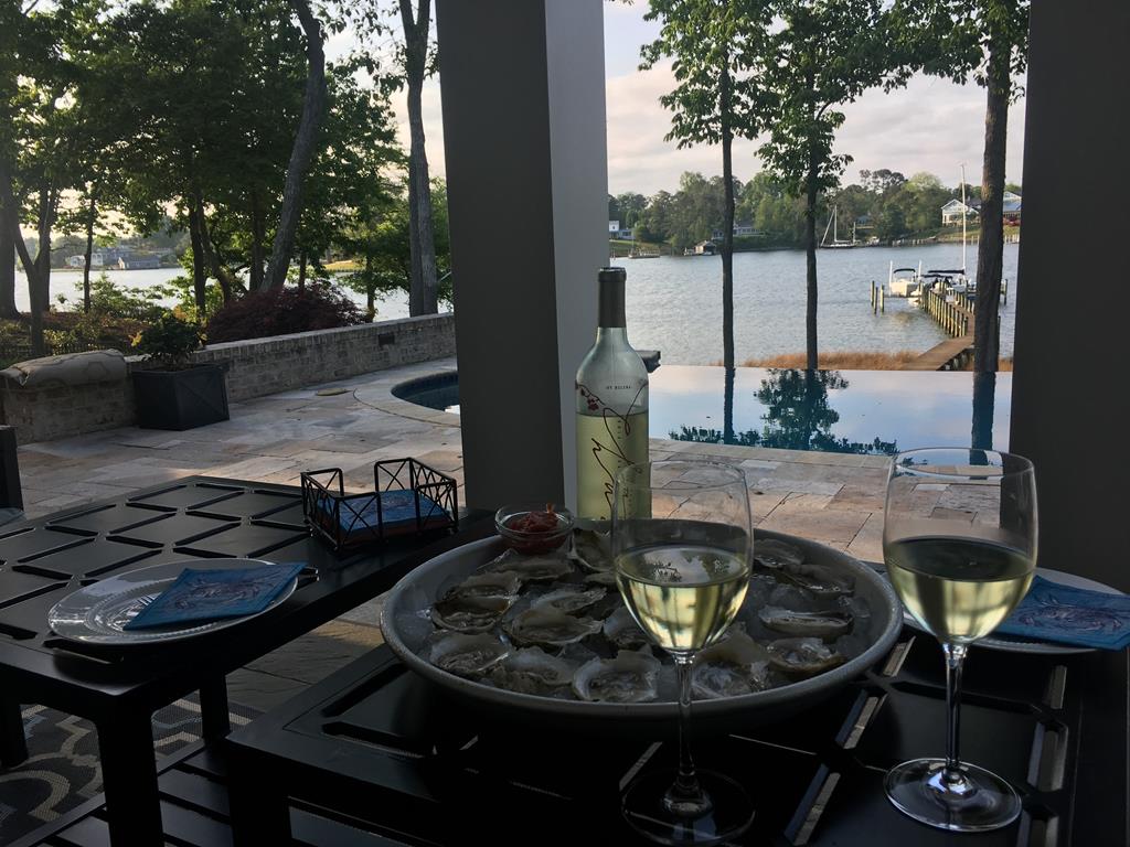 Enjoy Fresh Oysters w/ Incredible Views